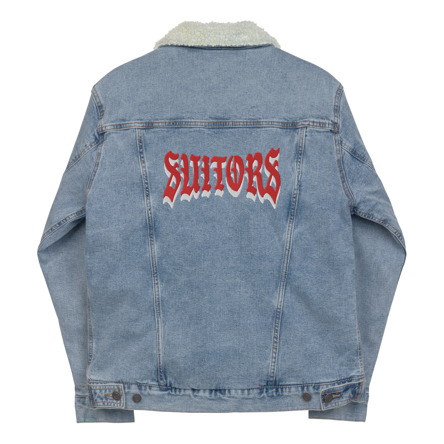 BARRIO Unisex Sherpa Denim Jacket
