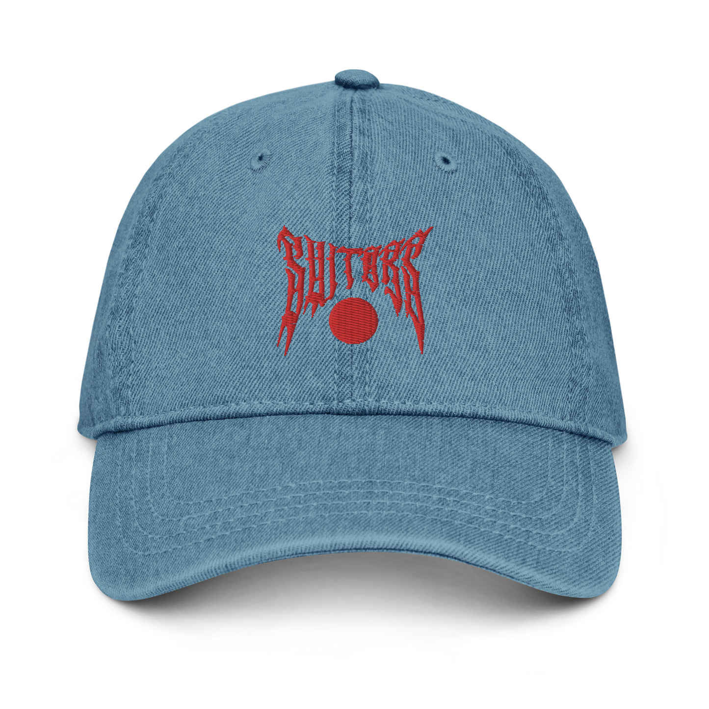 Metal Logo Denim Hat