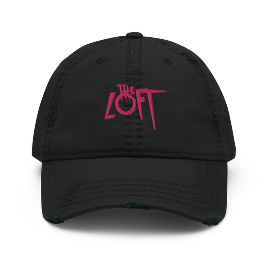 The LOFT Neon Logo Distressed Dad Hat