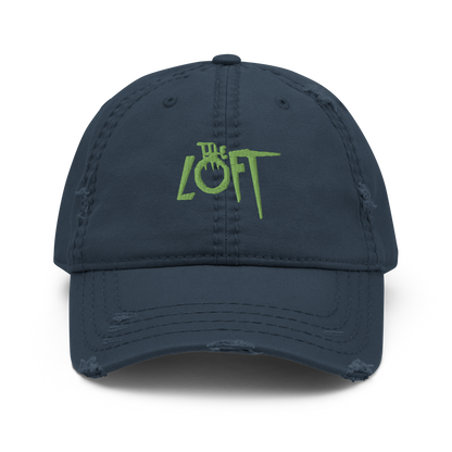 The LOFT Neon Logo Distressed Dad Hat