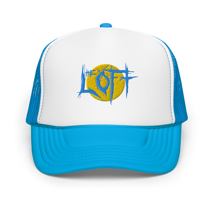 The LOFT Metal Logo Foam Trucker