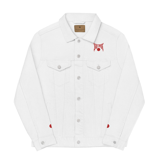 METAL BARRIO White Denim Jacket