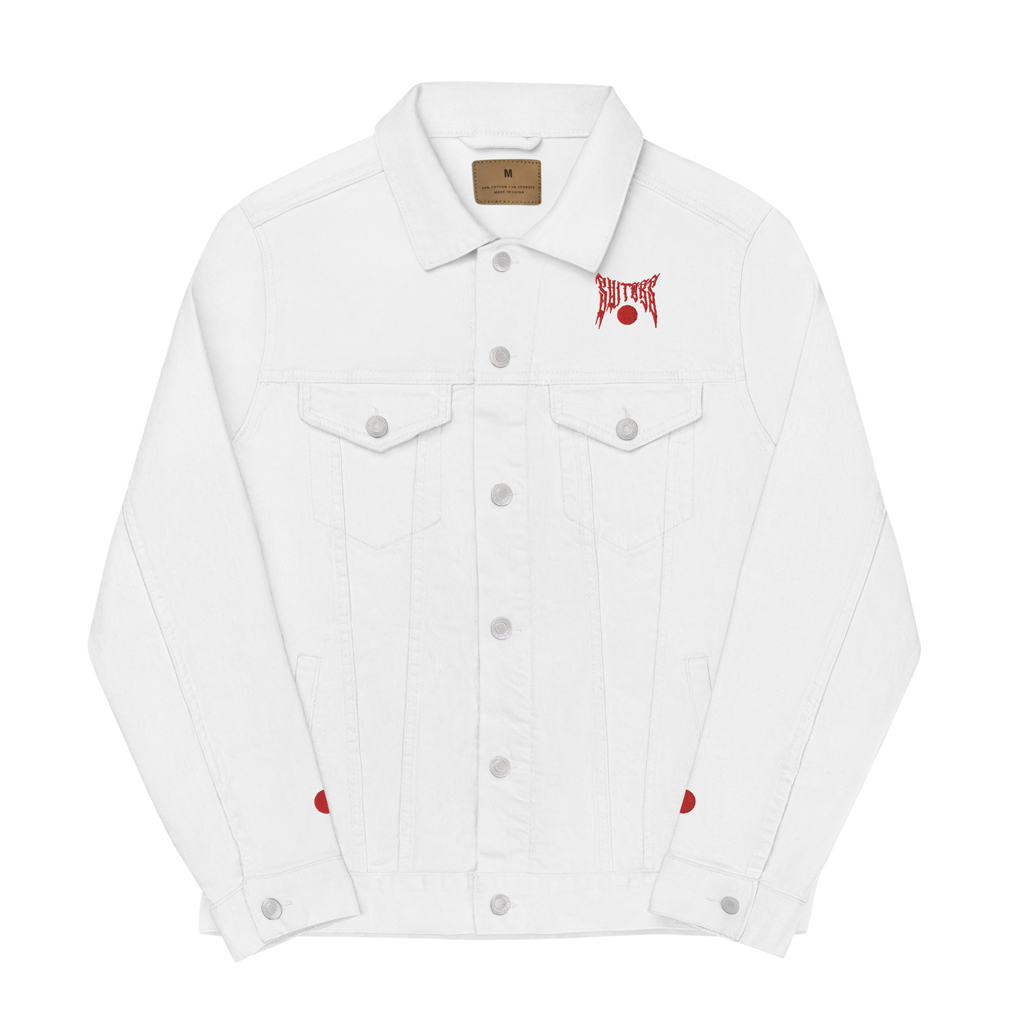 METAL BARRIO White Denim Jacket
