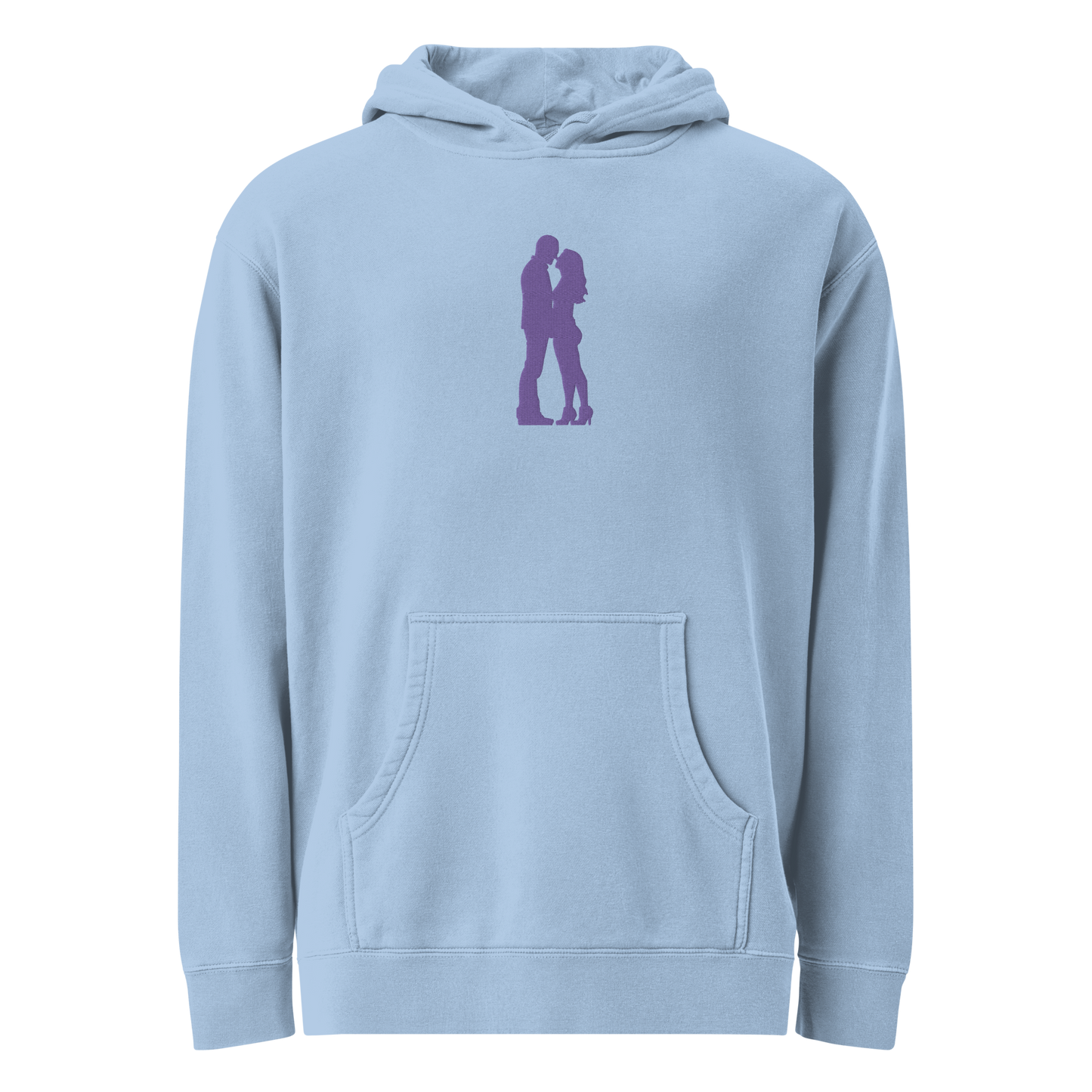 INTIMACY Pigment Dyed Embroidered Hoodie
